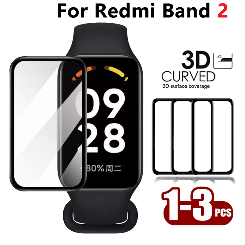 Smartwatch Band Accessories - 1-3szt Folia kompozytowa 3D do Redmi