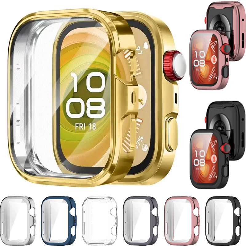 Huawei Smartwatch Accessories - Etui + Szkło do Huawei Watch