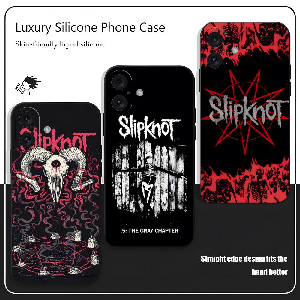 Apple Iphone 16 - S-Slipknot Popular Band Etui na telefon