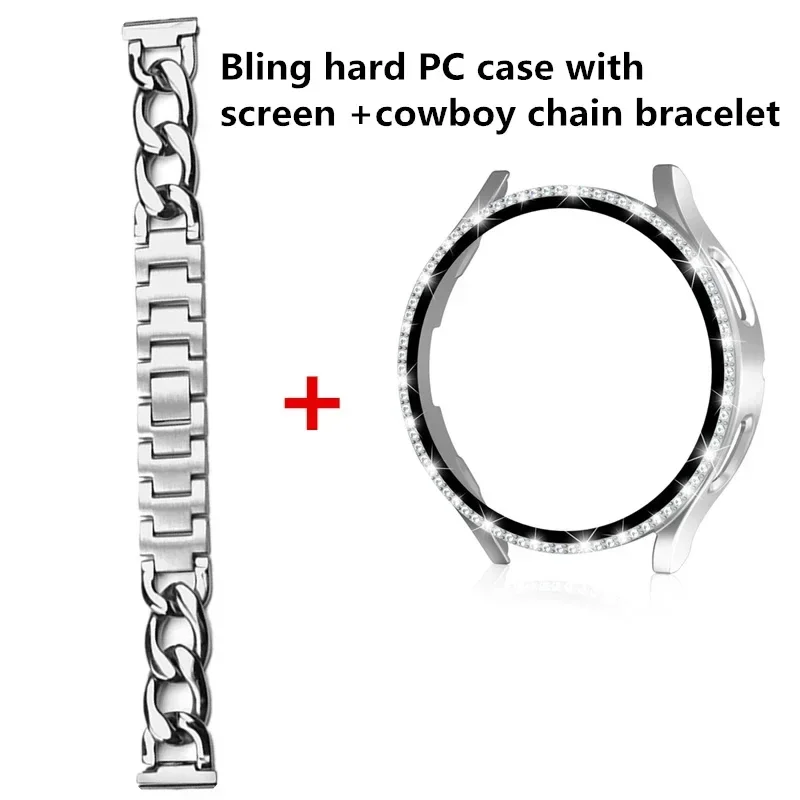 Błyszczące etui + bransoletka  – Accessories For Galaxy Watch 5 recenzja i cena