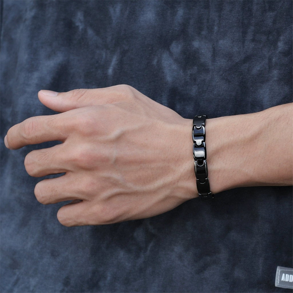 Bransoletka magnetyczna z hema – Ceramic Link Bracelet recenzja i cena