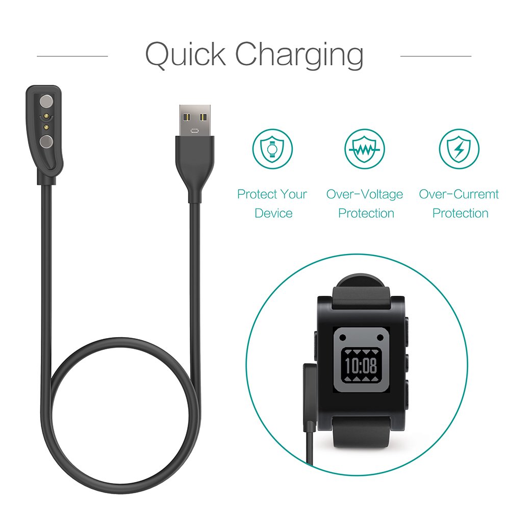 2-Pack ładowarka do Pebble kla – Pebble Smartwatch Accessories recenzja i cena