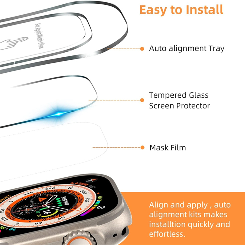 Szkło hartowane do Apple Watch – Watch Face Protector recenzja i cena