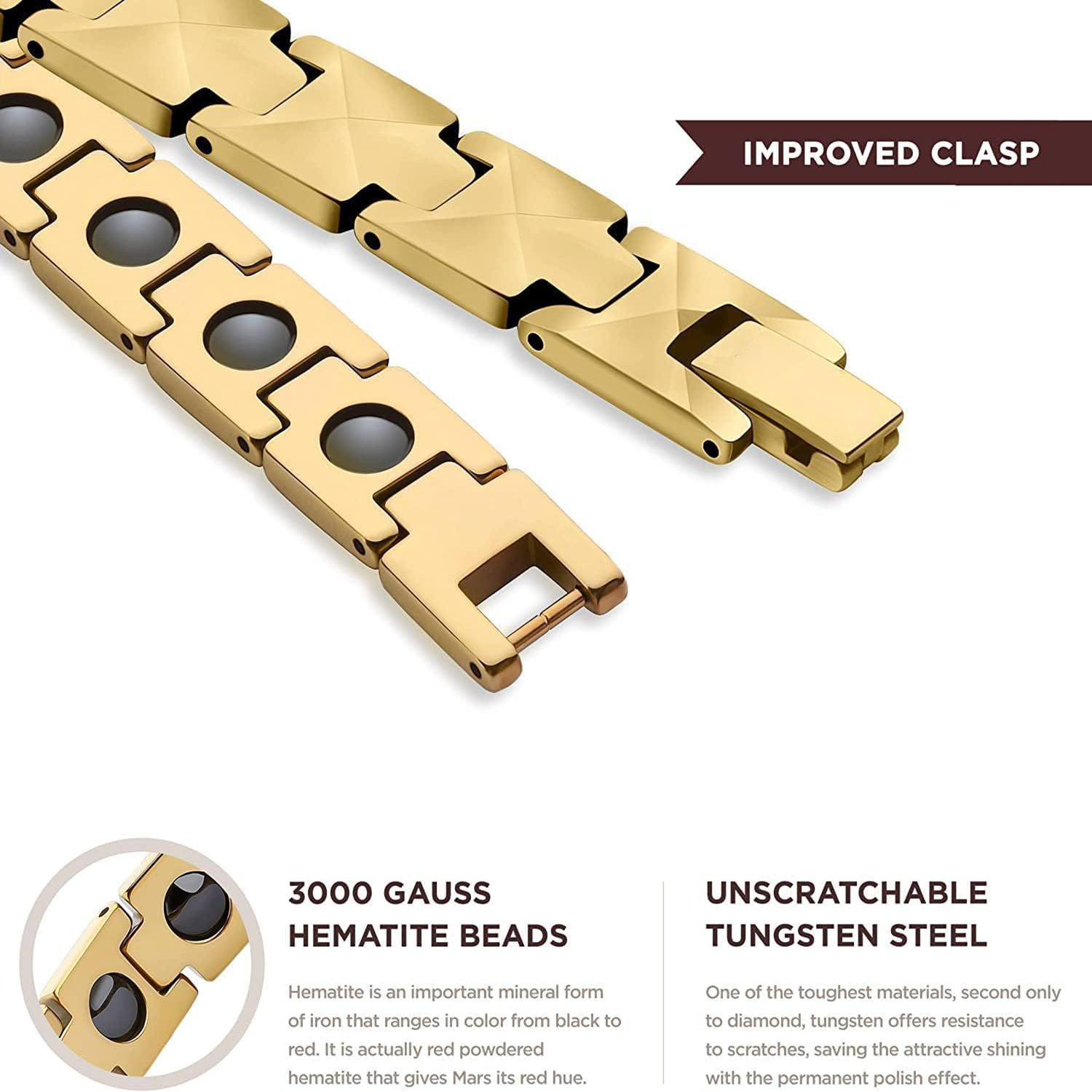 ARADOO Premium Ceramic Bracele – Ceramic Link Bracelet recenzja i cena
