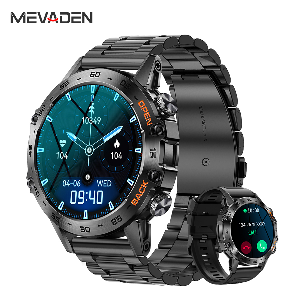 MEVADEN Steel 1.39 cala Męski  – Smartwatch Store recenzja i cena
