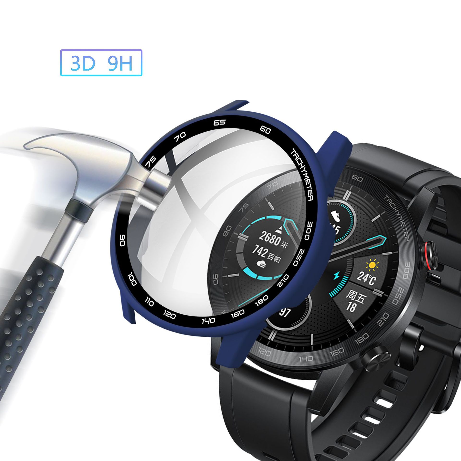 Hard Edge Glass Screen Protect – Motorola Smartwatch Accessories recenzja i cena