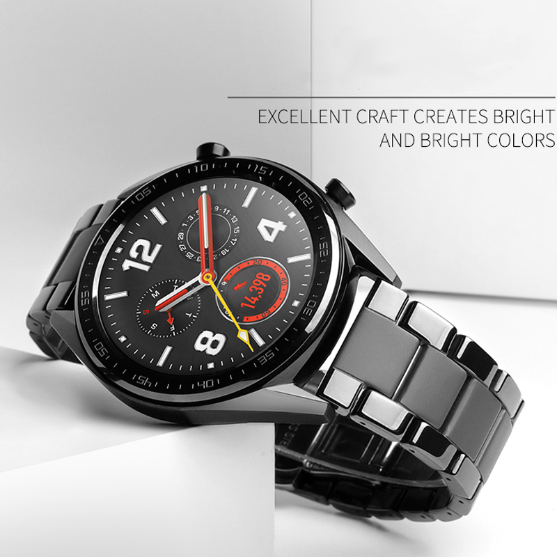 Ceramiczny 22mm zegarek pasek  – Ceramic Link Bracelet recenzja i cena