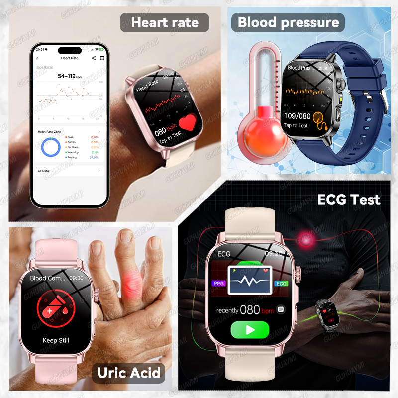 GUHUAVMI 2026 Nowy Precyzyjny  – Android Smartwatch Accessories recenzja i cena
