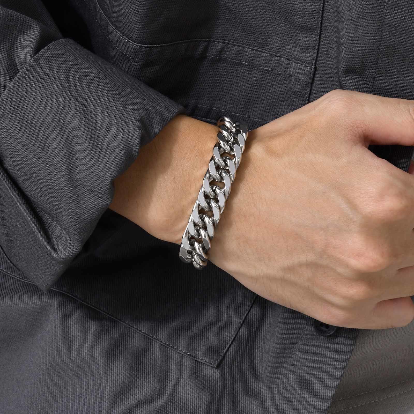 Męskie masywne bransoletki kub – Ceramic Link Bracelet recenzja i cena