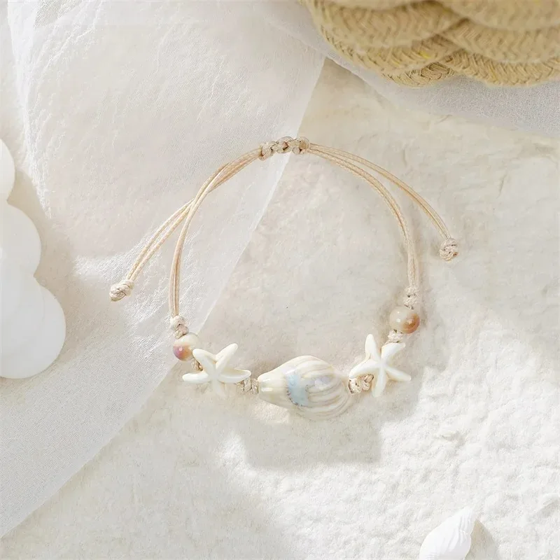 Bransoletki z muszelek, rozgwi – Ceramic Link Bracelet recenzja i cena